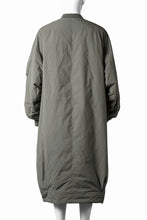 画像をギャラリービューアに読み込む, F/CE. GARMENT DYE DOWN MA-1 LONG COAT (OLIVE)
