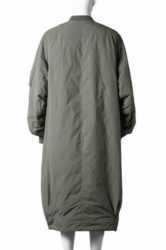 画像をギャラリービューアに読み込む, F/CE. GARMENT DYE DOWN MA-1 LONG COAT (OLIVE)