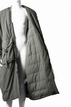 画像をギャラリービューアに読み込む, F/CE. GARMENT DYE DOWN MA-1 LONG COAT (OLIVE)