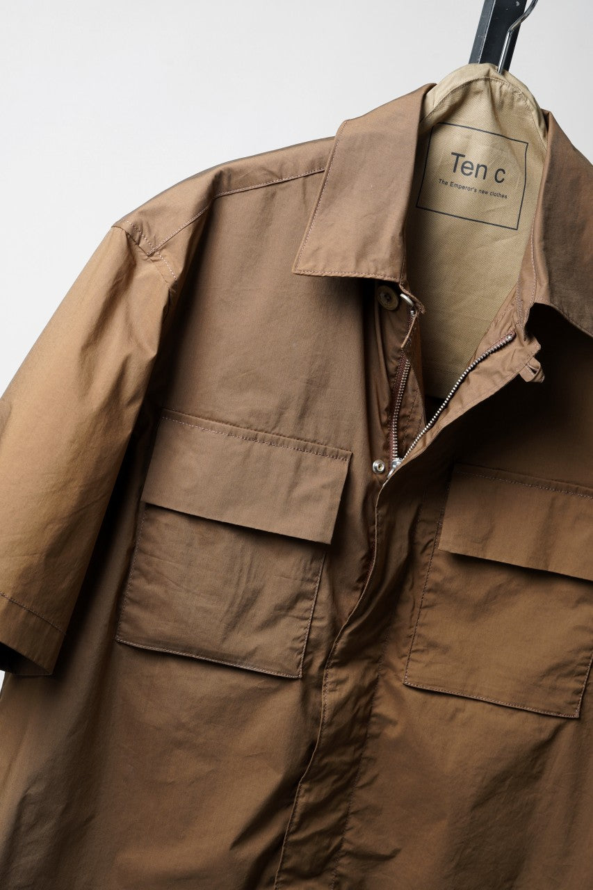 Load image into Gallery viewer, Ten c MID LAYER / HALF SLEEVE SHIRT JACKET (SIGARO)
