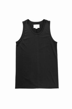 画像をギャラリービューアに読み込む, N/07 x black crow MINIMAL TANK TOP / MICRO FLEESE COTTON JERSEY (BLACK)