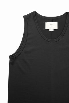 画像をギャラリービューアに読み込む, N/07 x black crow MINIMAL TANK TOP / MICRO FLEESE COTTON JERSEY (BLACK)