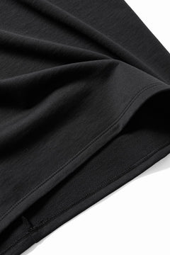 画像をギャラリービューアに読み込む, N/07 x black crow MINIMAL TANK TOP / MICRO FLEESE COTTON JERSEY (BLACK)