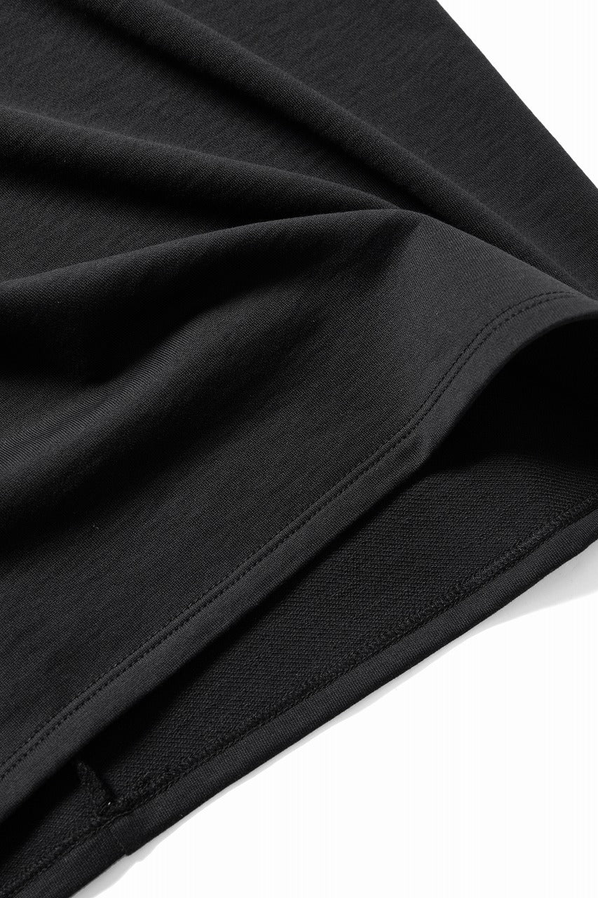 画像をギャラリービューアに読み込む, N/07 x black crow MINIMAL TANK TOP / MICRO FLEESE COTTON JERSEY (BLACK)