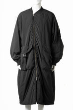 画像をギャラリービューアに読み込む, F/CE. GARMENT DYE DOWN MA-1 LONG COAT (BLACK)