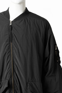 画像をギャラリービューアに読み込む, F/CE. GARMENT DYE DOWN MA-1 LONG COAT (BLACK)