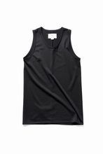 画像をギャラリービューアに読み込む, N/07 x black crow MINIMAL TANK TOP / MICRO FLEESE COTTON JERSEY (BLACK)