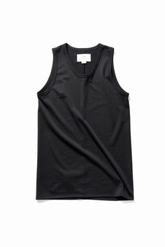 画像をギャラリービューアに読み込む, N/07 x black crow MINIMAL TANK TOP / MICRO FLEESE COTTON JERSEY (BLACK)