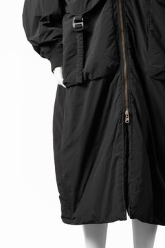 画像をギャラリービューアに読み込む, F/CE. GARMENT DYE DOWN MA-1 LONG COAT (BLACK)