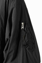 画像をギャラリービューアに読み込む, F/CE. GARMENT DYE DOWN MA-1 LONG COAT (BLACK)