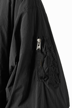 画像をギャラリービューアに読み込む, F/CE. GARMENT DYE DOWN MA-1 LONG COAT (BLACK)