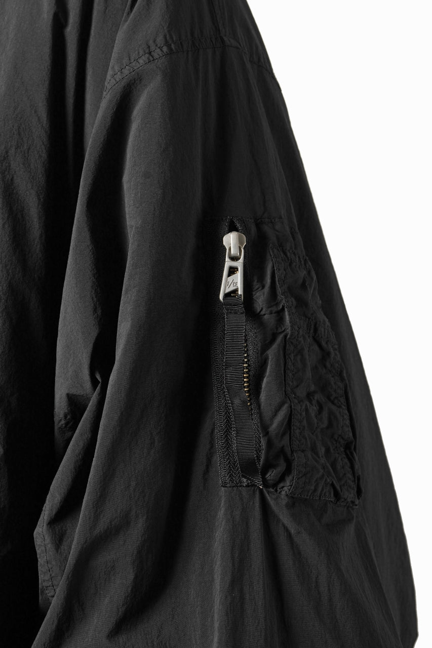 画像をギャラリービューアに読み込む, F/CE. GARMENT DYE DOWN MA-1 LONG COAT (BLACK)