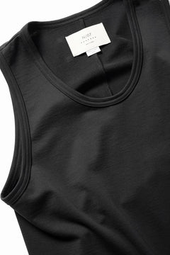 画像をギャラリービューアに読み込む, N/07 x black crow MINIMAL TANK TOP / MICRO FLEESE COTTON JERSEY (BLACK)
