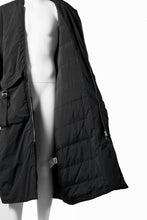 画像をギャラリービューアに読み込む, F/CE. GARMENT DYE DOWN MA-1 LONG COAT (BLACK)