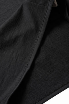画像をギャラリービューアに読み込む, N/07 x black crow MINIMAL TANK TOP / MICRO FLEESE COTTON JERSEY (BLACK)