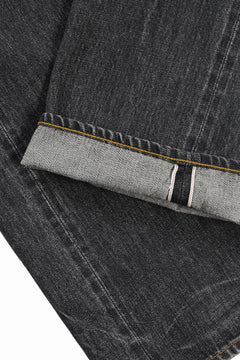 Load image into Gallery viewer, Y's for men x MASSES DENIM PANTS / HAND WASH 14.0oz BAUMWOLLE (BLACK)