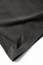 画像をギャラリービューアに読み込む, N/07 x black crow MINIMAL TANK TOP / DYED MEDIUM COTTON JERSEY (濃墨)