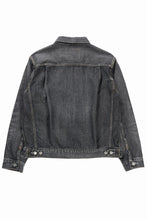 Load image into Gallery viewer, Y's for men x MASSES DENIM JACKET / HAND WASH 14.0oz BAUMWOLLE (BLACK)