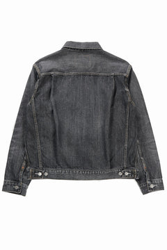 Load image into Gallery viewer, Y's for men x MASSES DENIM JACKET / HAND WASH 14.0oz BAUMWOLLE (BLACK)