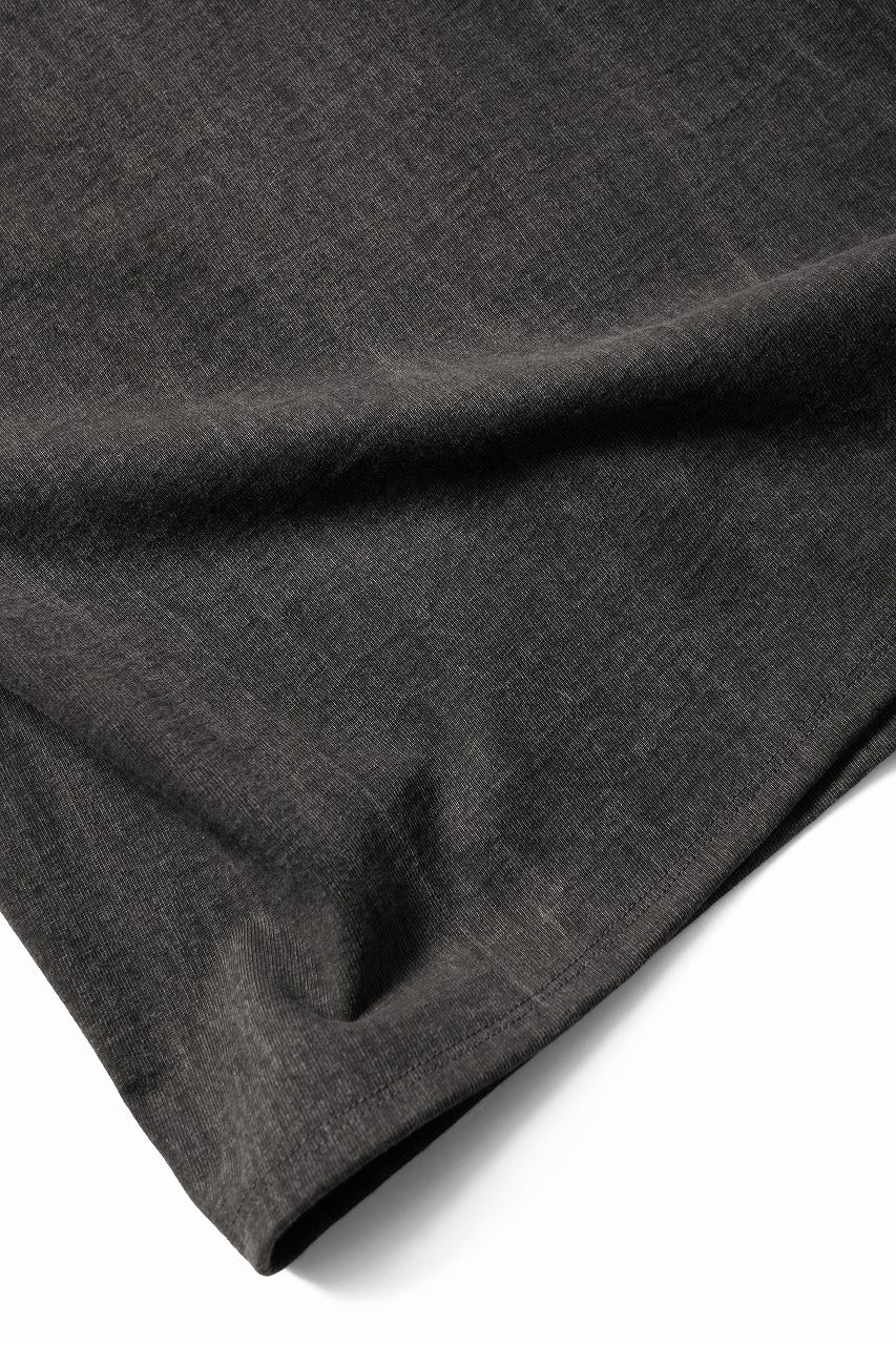 画像をギャラリービューアに読み込む, N/07 x black crow MINIMAL TANK TOP / DYED MEDIUM COTTON JERSEY (濃墨)