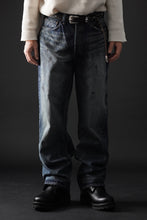 Load image into Gallery viewer, FULLCOUNT "Fear Of The Dark" Wide Denim Pants / 15.5oz Zimbabwe Selvedge Denim (INDIGO BLUE)