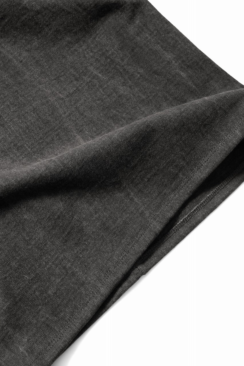 画像をギャラリービューアに読み込む, N/07 x black crow MINIMAL TANK TOP / DYED MEDIUM COTTON JERSEY (濃墨)