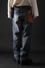 Load image into Gallery viewer, FULLCOUNT "Fear Of The Dark" Wide Denim Pants / 15.5oz Zimbabwe Selvedge Denim (INDIGO BLUE)