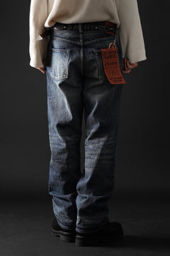 Load image into Gallery viewer, FULLCOUNT "Fear Of The Dark" Wide Denim Pants / 15.5oz Zimbabwe Selvedge Denim (INDIGO BLUE)