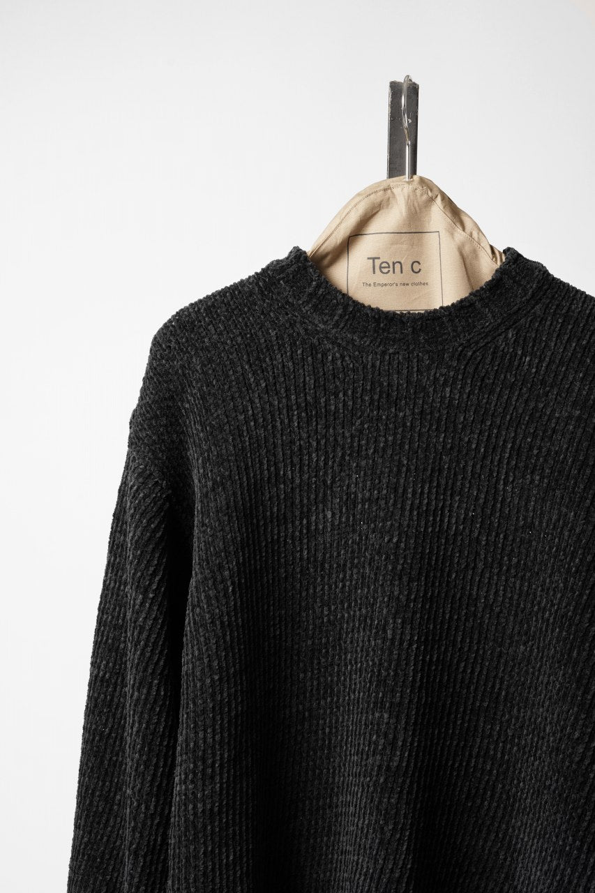Load image into Gallery viewer, Ten c KNIT / MAGLIA GIROCOLLO (GRIGIO SMOG)