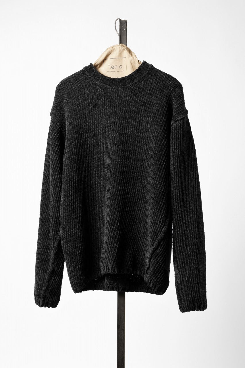 Load image into Gallery viewer, Ten c KNIT / MAGLIA GIROCOLLO (GRIGIO SMOG)