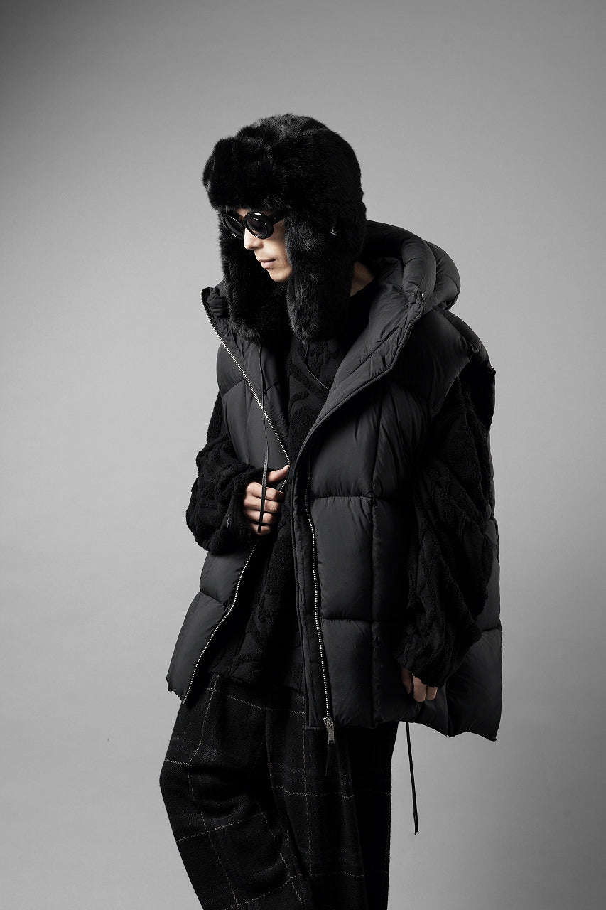 画像をギャラリービューアに読み込む, MASTERMIND WORLD x KANGOL® FAUX FUR TRAPPER (BLACK)