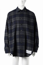 画像をギャラリービューアに読み込む, beauty : beast BEAVER TARTAN CHECK SHIRT (CHARCOAL CHECK)