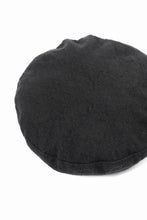 Load image into Gallery viewer, Y's for men x MASSES ADJUSTABLE BERET / SHRINK SERGE (BLACK)