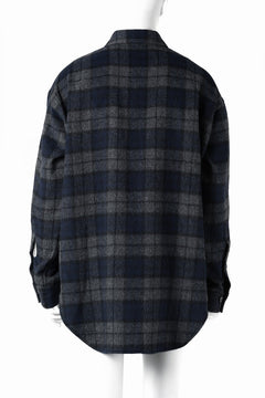 画像をギャラリービューアに読み込む, beauty : beast BEAVER TARTAN CHECK SHIRT (CHARCOAL CHECK)