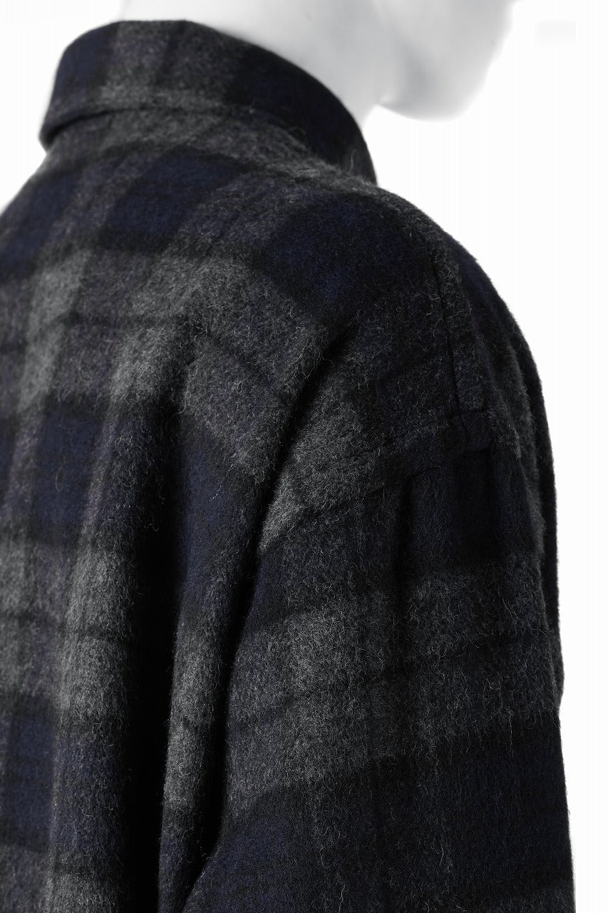 画像をギャラリービューアに読み込む, beauty : beast BEAVER TARTAN CHECK SHIRT (CHARCOAL CHECK)