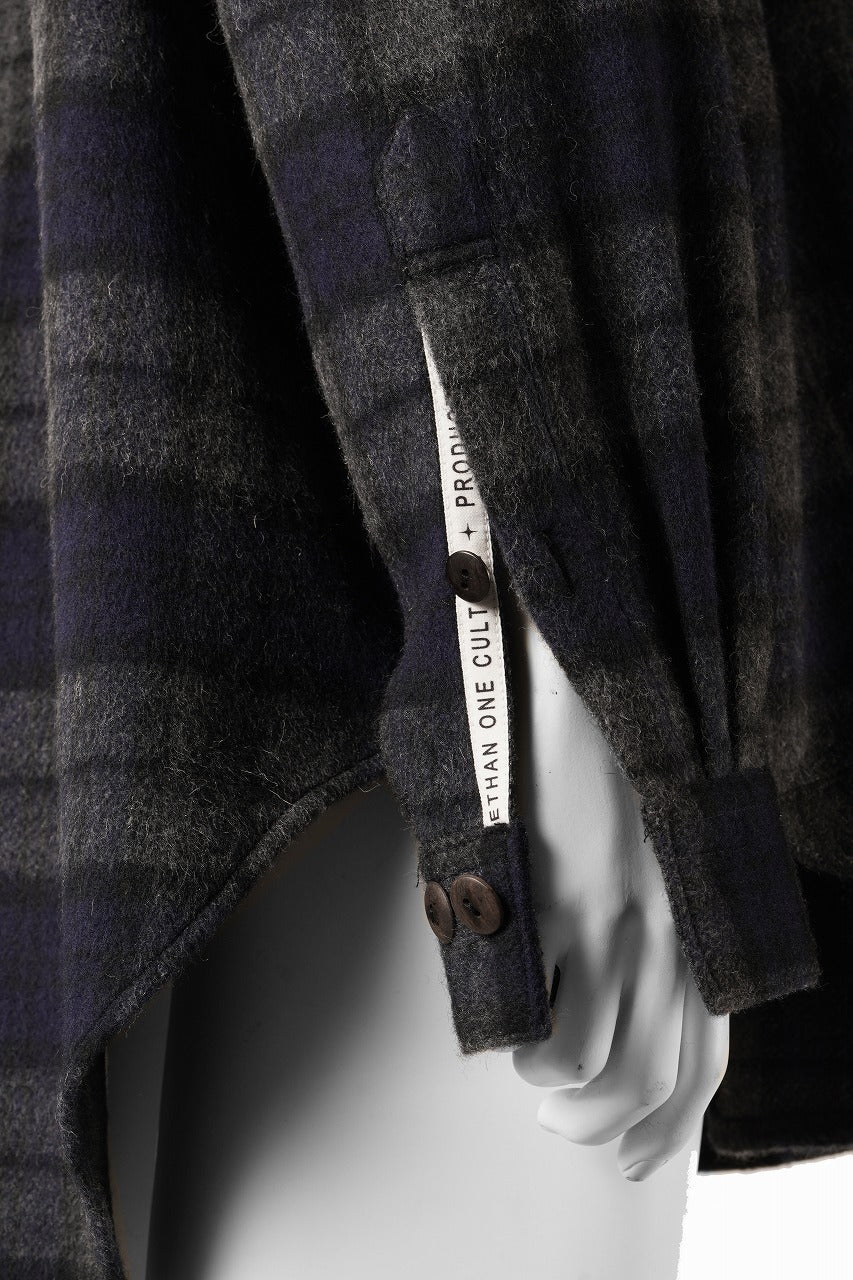 画像をギャラリービューアに読み込む, beauty : beast BEAVER TARTAN CHECK SHIRT (CHARCOAL CHECK)
