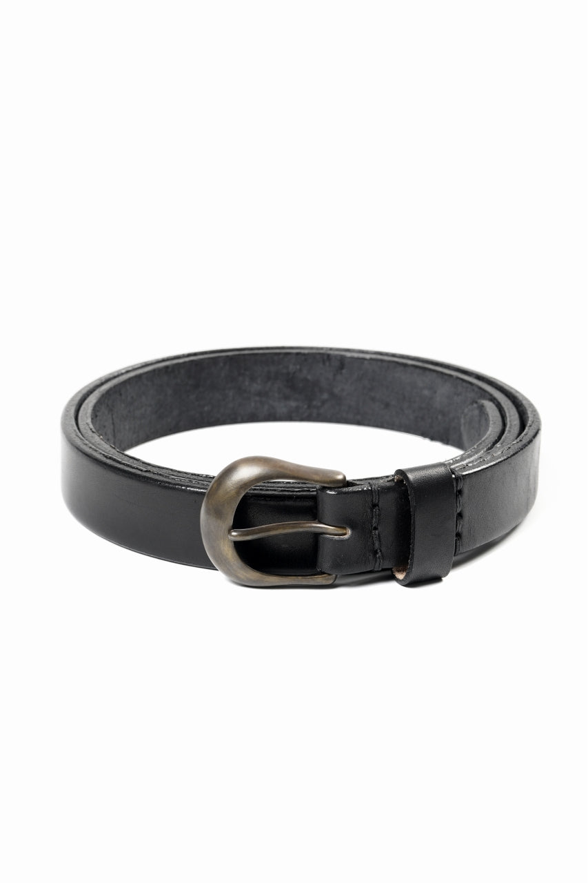 Load image into Gallery viewer, Y's for men x MASSES HEAVY OIL LEATHER BELT (BLACK)