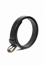 Load image into Gallery viewer, Y's for men x MASSES HEAVY OIL LEATHER BELT (BLACK)