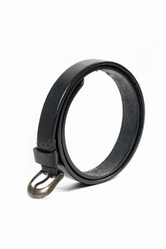 Load image into Gallery viewer, Y's for men x MASSES HEAVY OIL LEATHER BELT (BLACK)