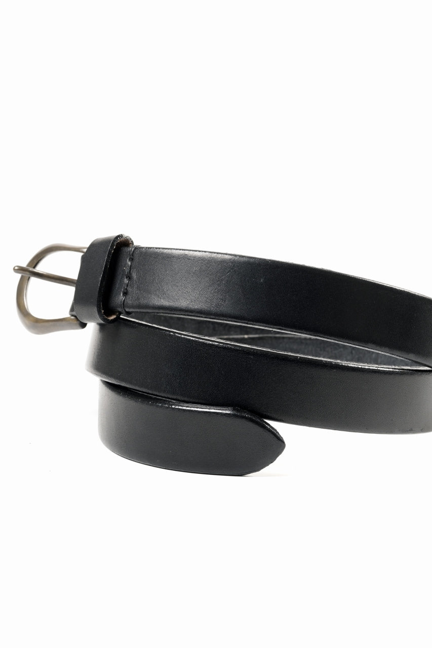 Load image into Gallery viewer, Y's for men x MASSES HEAVY OIL LEATHER BELT (BLACK)