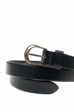 Load image into Gallery viewer, Y's for men x MASSES HEAVY OIL LEATHER BELT (BLACK)