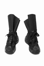 Load image into Gallery viewer, beauty : beast x MAGARIMONO CANVAS SACK BOOTS (BLACK)