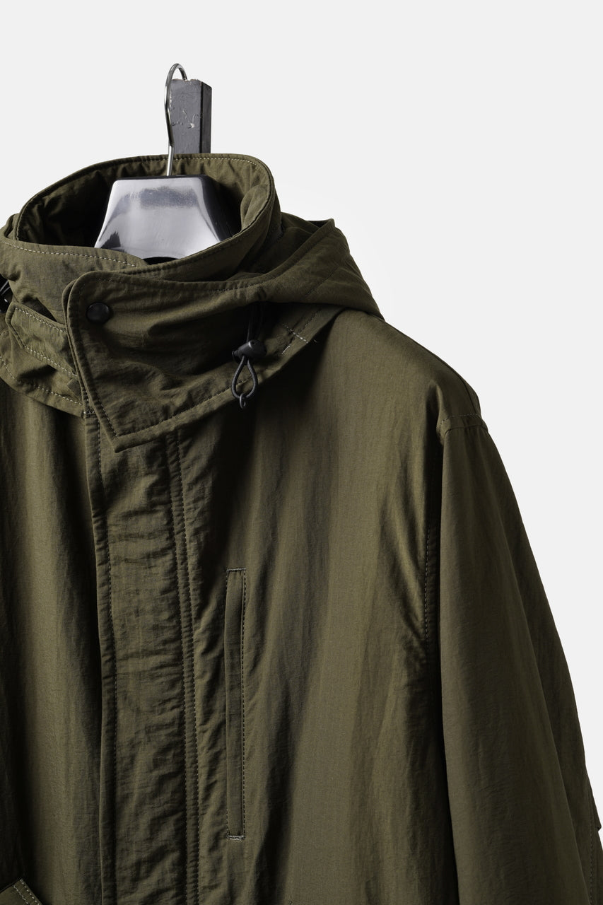 Load image into Gallery viewer, Y's for men MODS COAT / NYLON TASLAN with THINSULATE (KHAKI)