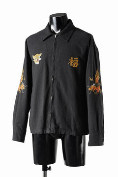 画像をギャラリービューアに読み込む, Y's for men x MASSES SOUVENIR BLOUSON / SLUB COTTON (BLACK)