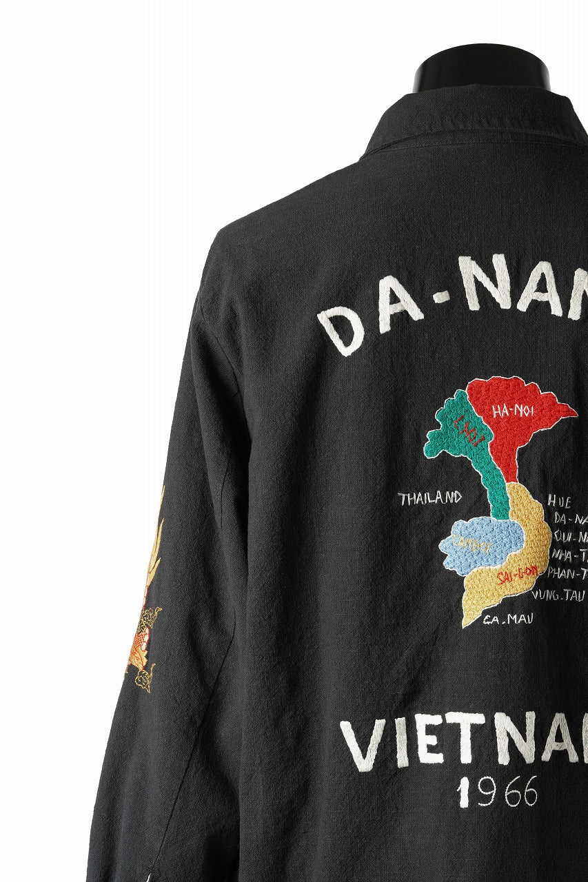 画像をギャラリービューアに読み込む, Y's for men x MASSES SOUVENIR BLOUSON / SLUB COTTON (BLACK)