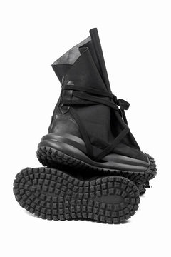 Load image into Gallery viewer, beauty : beast x MAGARIMONO CANVAS SACK BOOTS (BLACK)