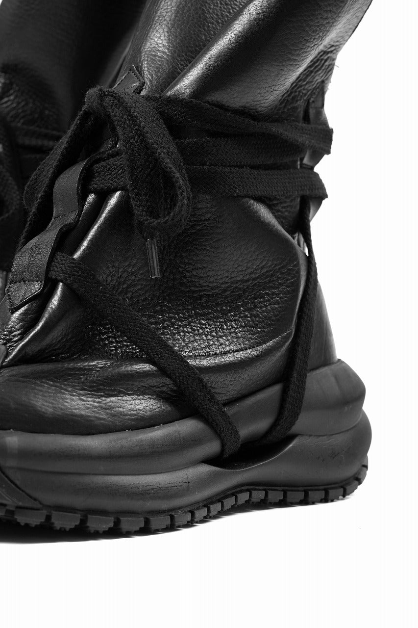 画像をギャラリービューアに読み込む, beauty : beast x MAGARIMONO x LOOM exclusive LEATHER SACK BOOTS (BLACK)