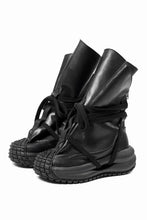 画像をギャラリービューアに読み込む, beauty : beast x MAGARIMONO x LOOM exclusive LEATHER SACK BOOTS (BLACK)