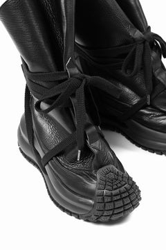 画像をギャラリービューアに読み込む, beauty : beast x MAGARIMONO x LOOM exclusive LEATHER SACK BOOTS (BLACK)