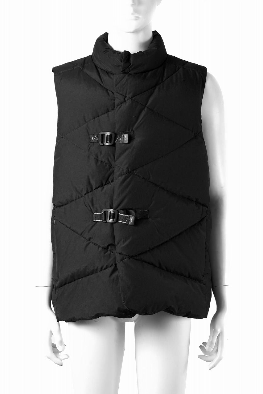 画像をギャラリービューアに読み込む, F/CE. DIA-STITCH DOWN VEST (BLACK)